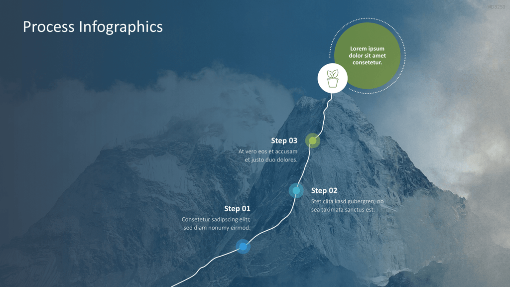 Prozess-Infografiken PowerPoint-Vorlage