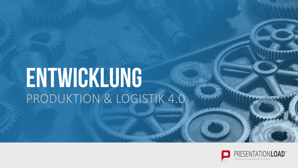 Produktion & Logistik 4.0 PowerPoint-Vorlage
