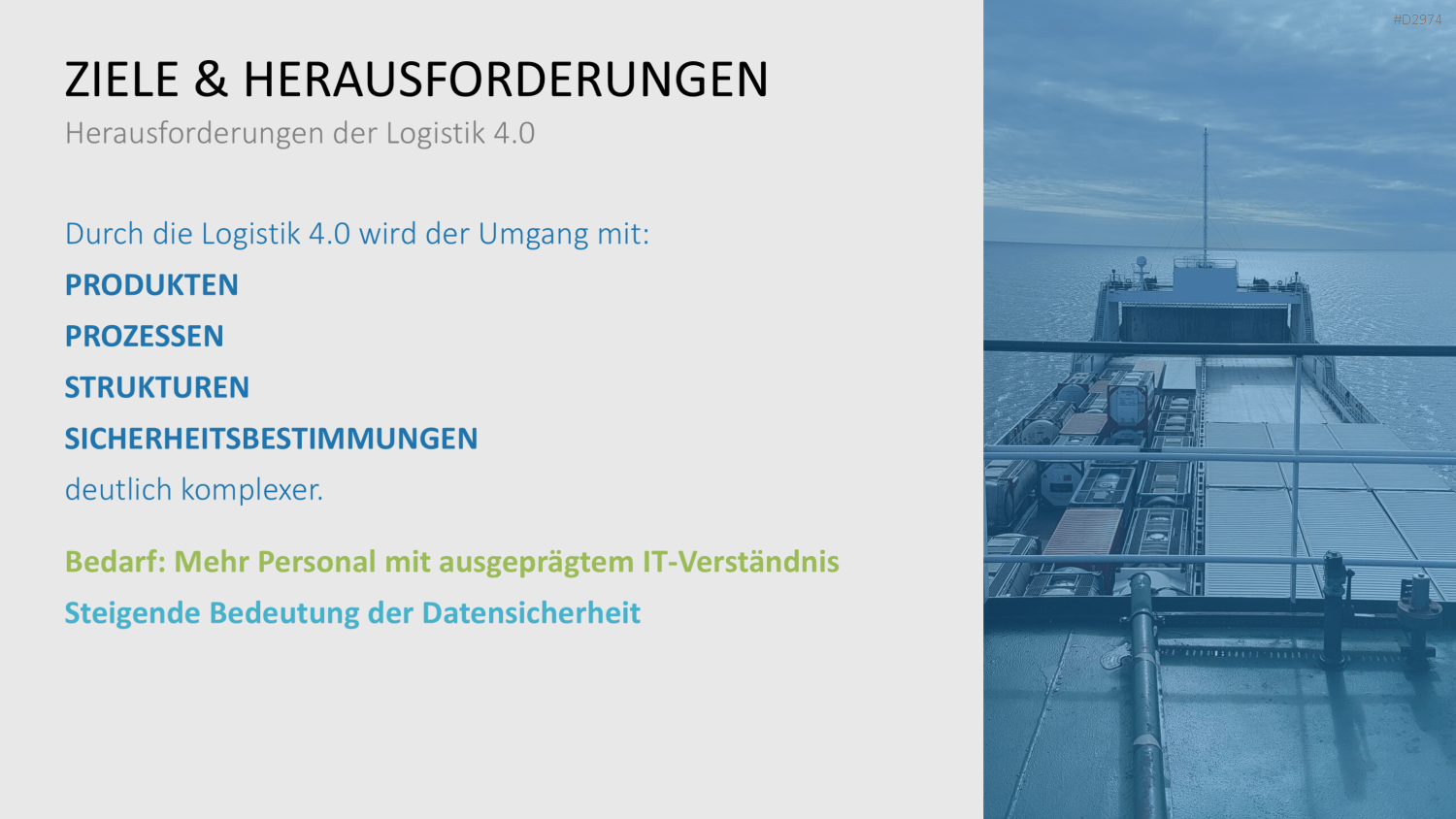 Produktion & Logistik 4.0 PowerPoint-Vorlage