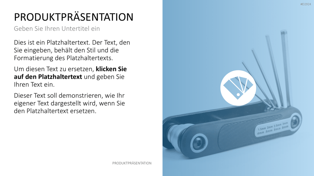 Produktpräsentation PowerPoint-Vorlage