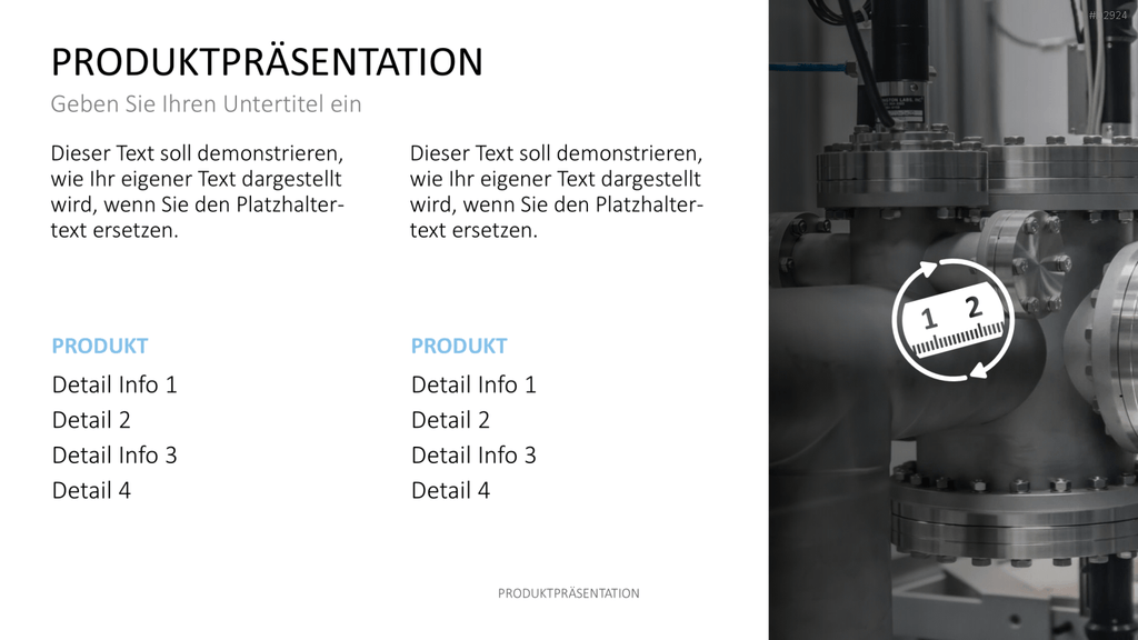 Produktpräsentation PowerPoint-Vorlage
