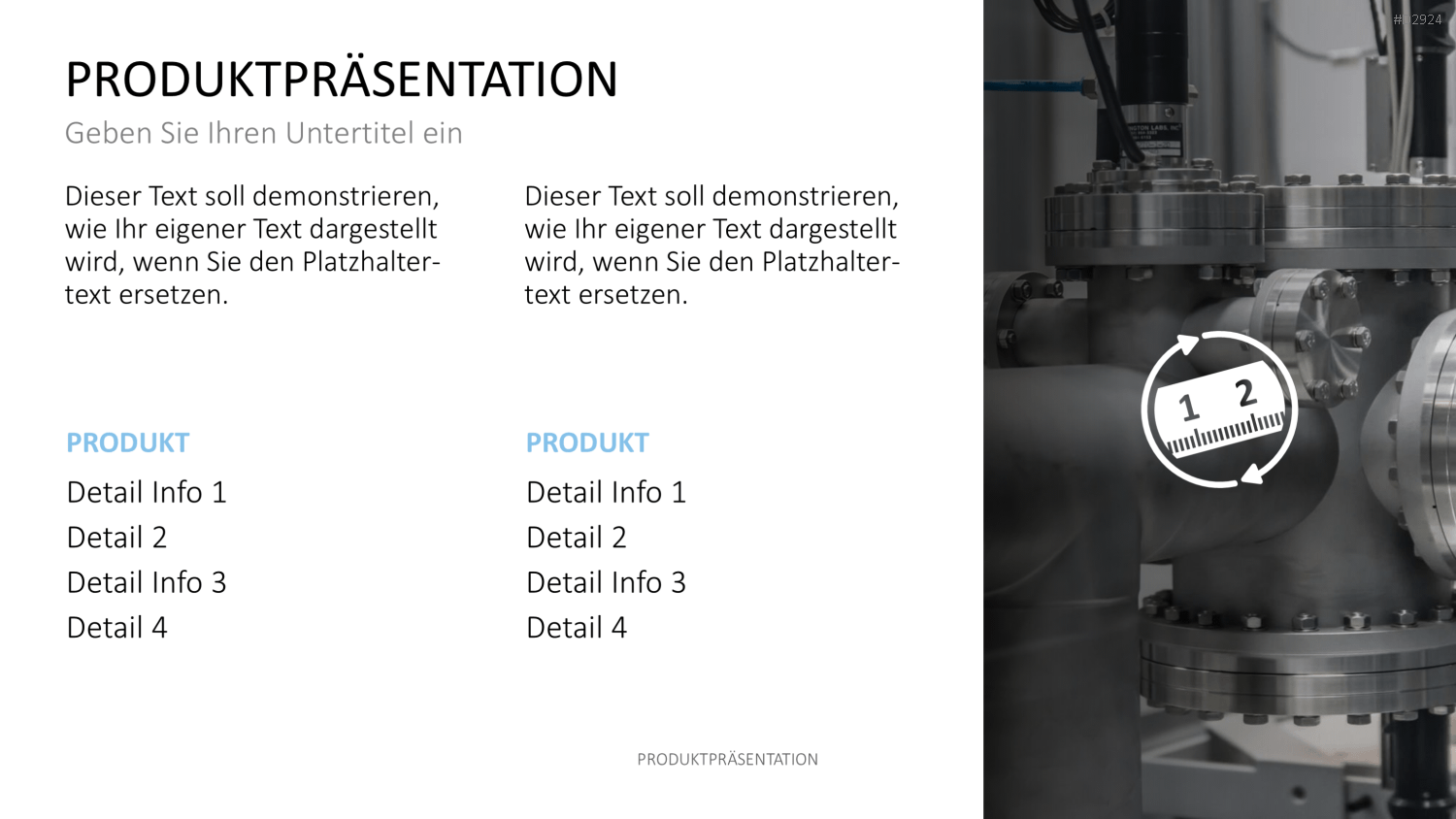 Produktpräsentation PowerPoint-Vorlage