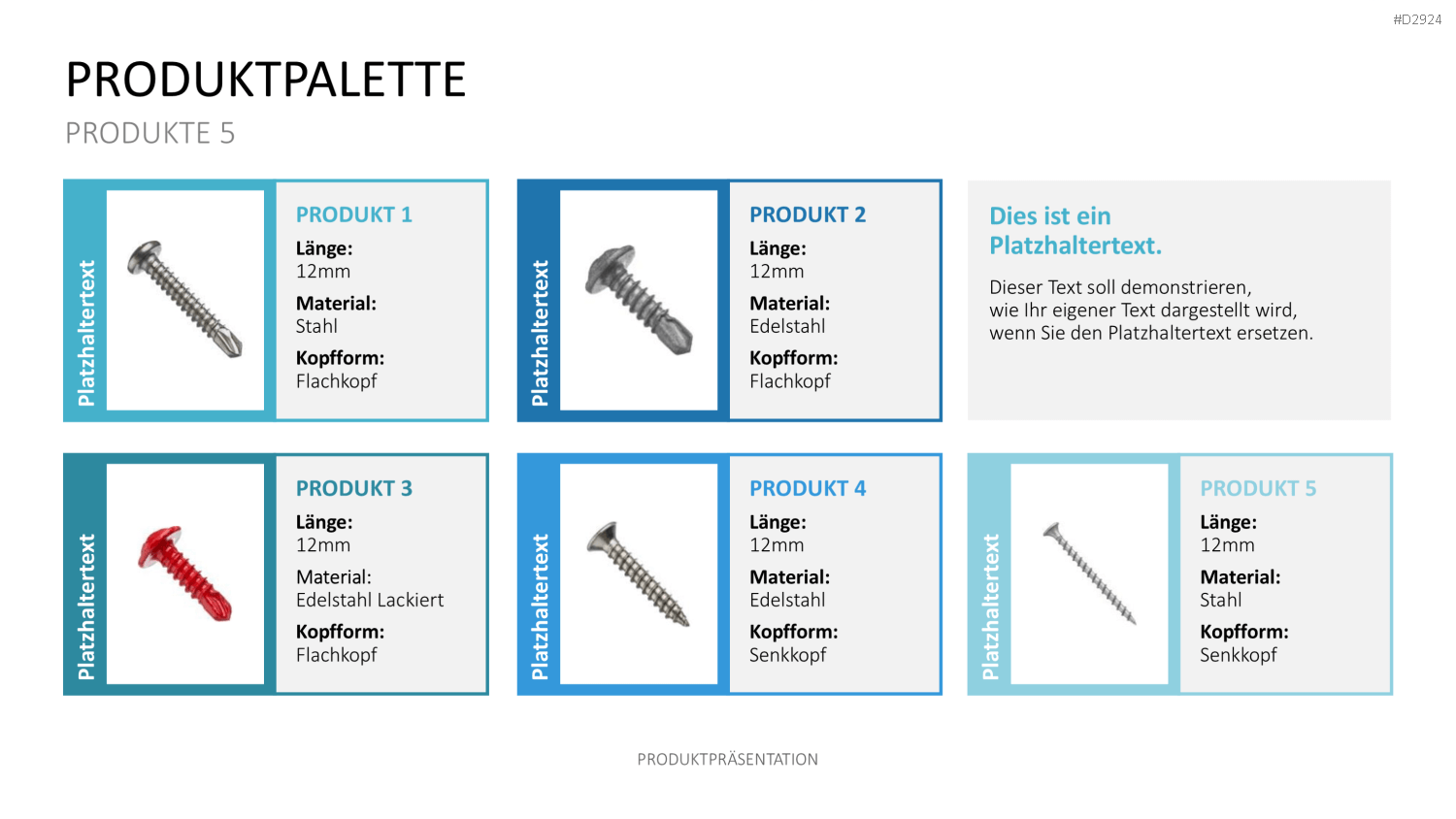 Produktpräsentation PowerPoint-Vorlage