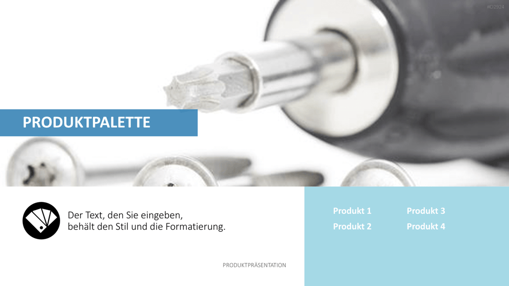 Produktpräsentation PowerPoint-Vorlage