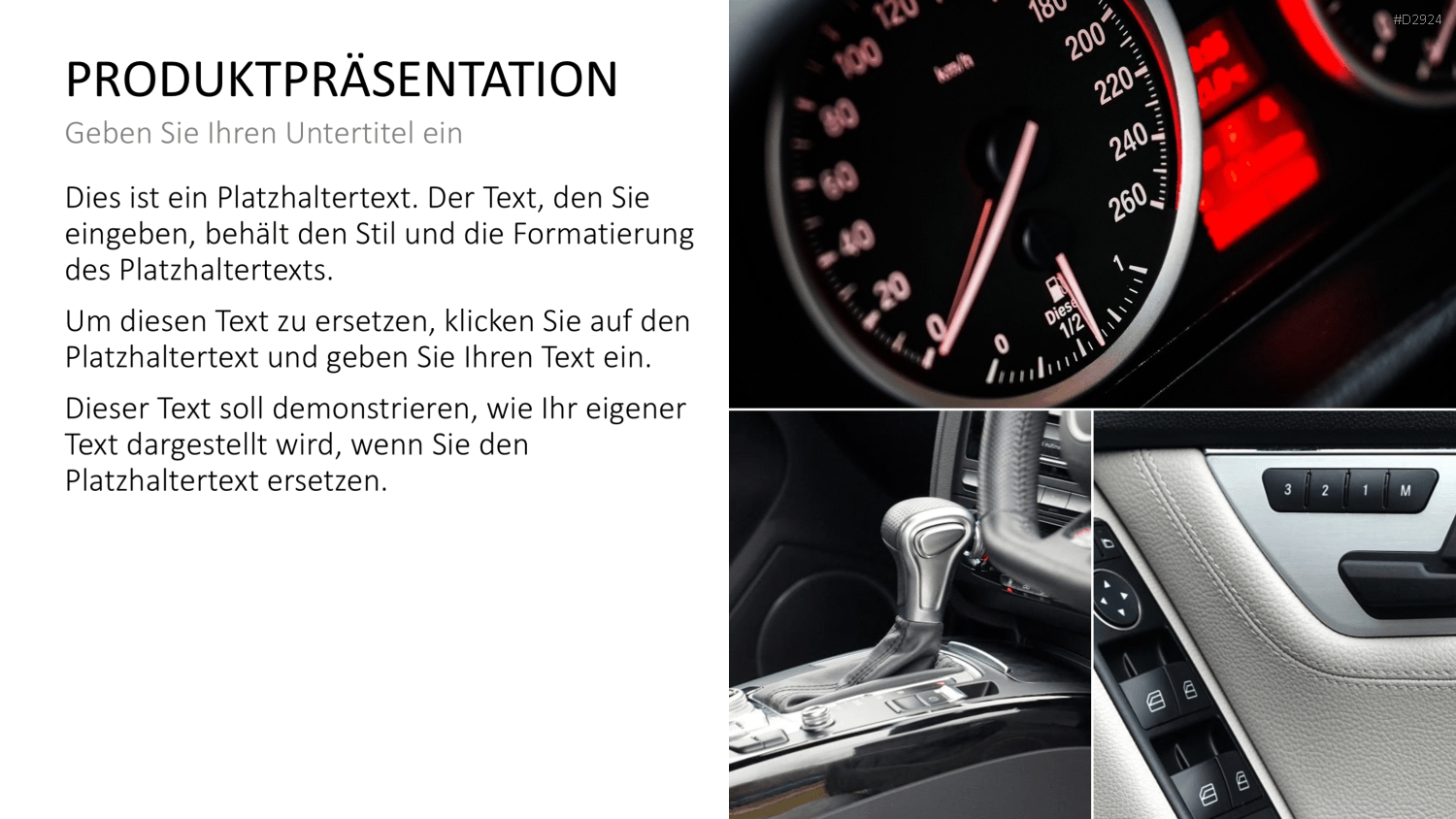 Produktpräsentation PowerPoint-Vorlage