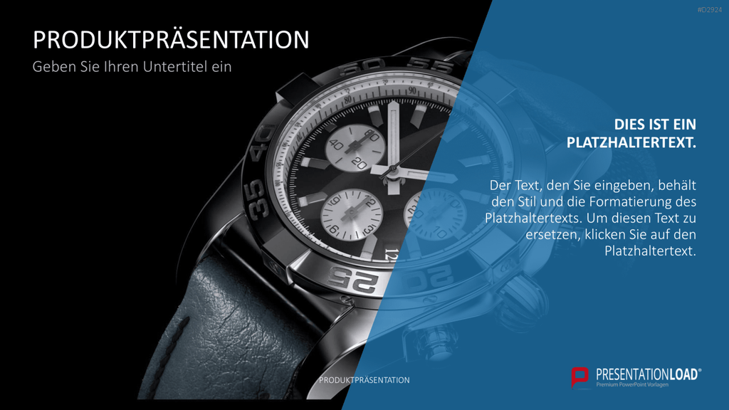 Produktpräsentation PowerPoint-Vorlage