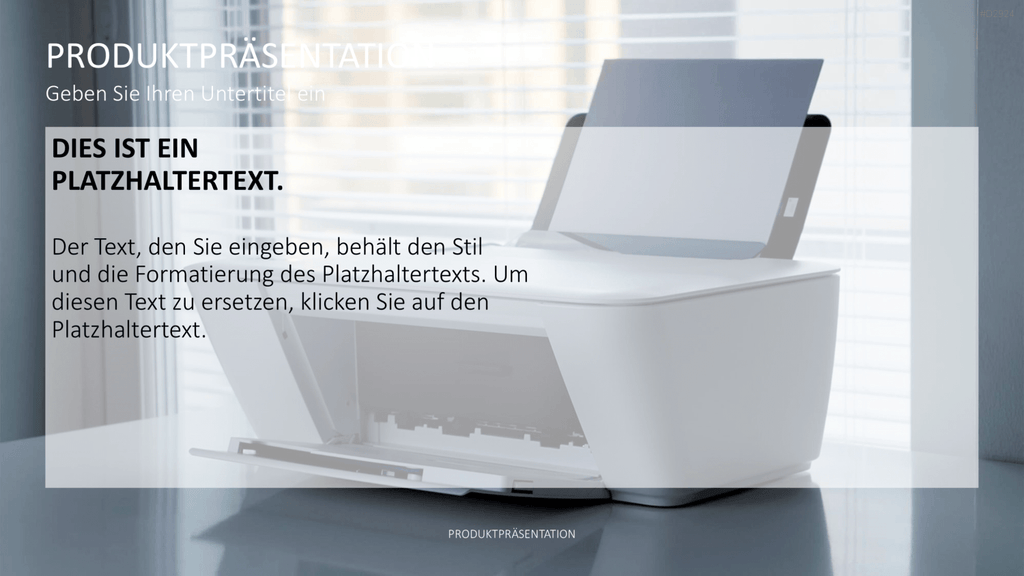Produktpräsentation PowerPoint-Vorlage