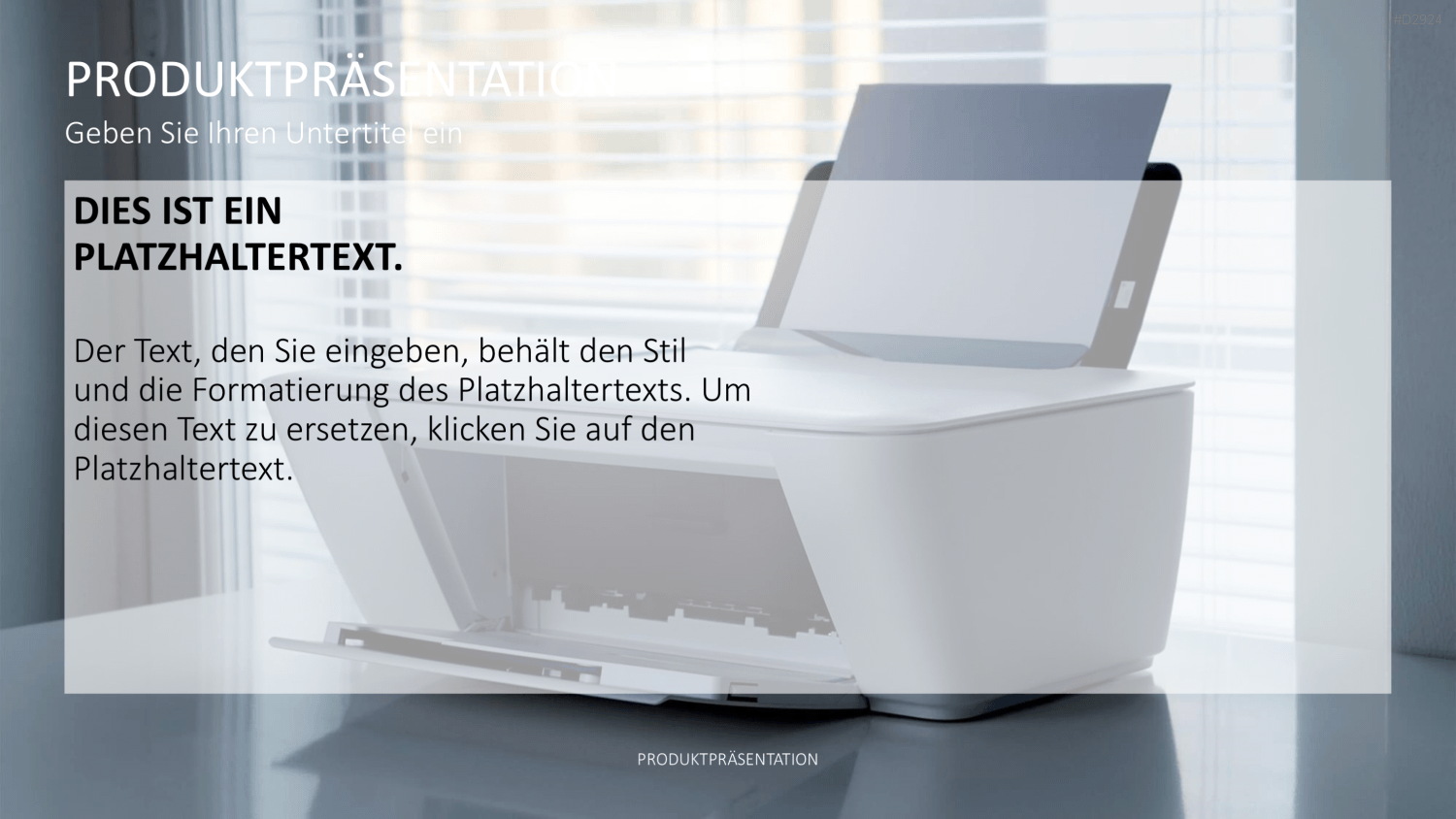 Produktpräsentation PowerPoint-Vorlage