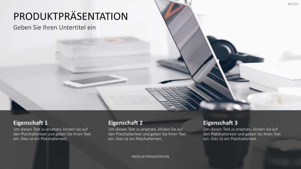 Produktpräsentation PowerPoint-Vorlage