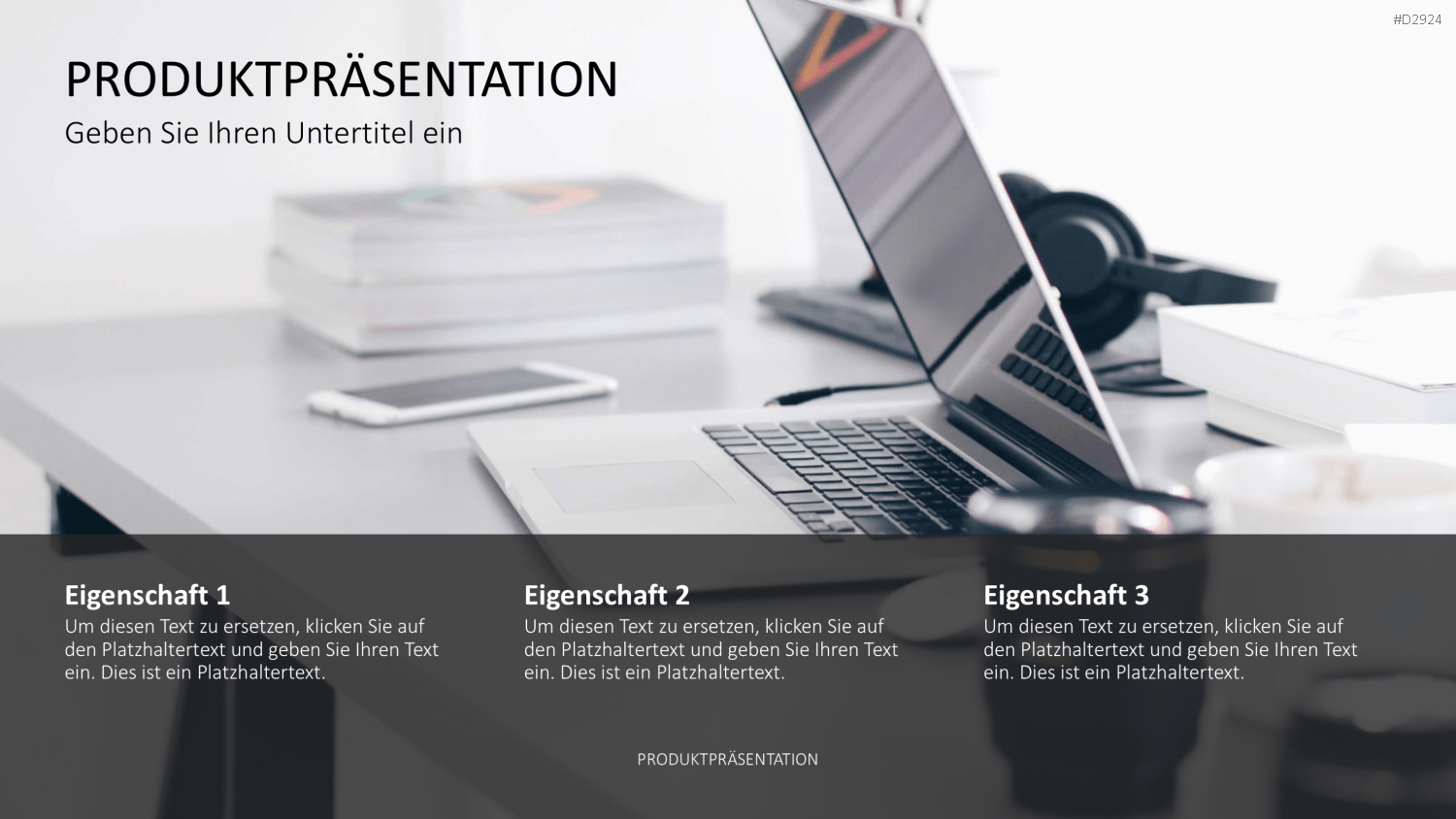Produktpräsentation PowerPoint-Vorlage