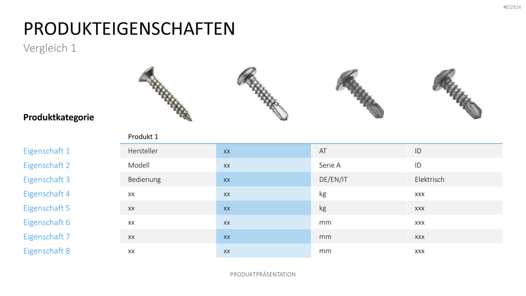 Produktpräsentation PowerPoint-Vorlage