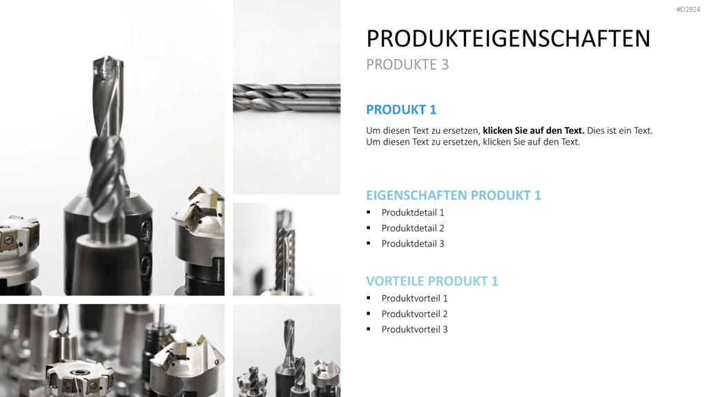 Produktpräsentation PowerPoint-Vorlage