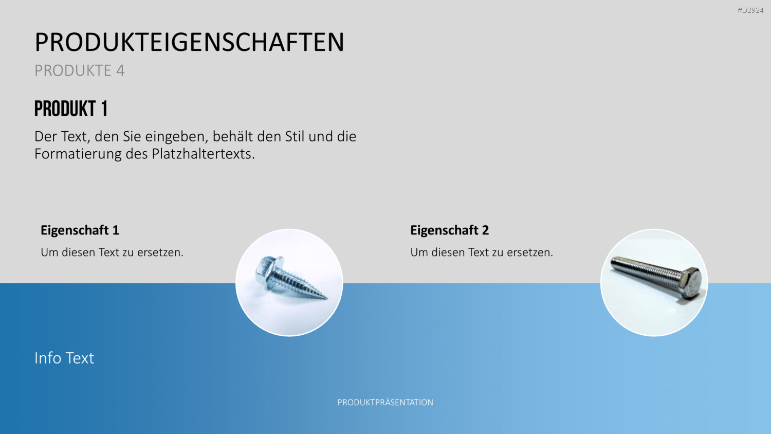 Produktpräsentation PowerPoint-Vorlage