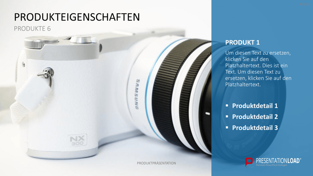 Produktpräsentation PowerPoint-Vorlage