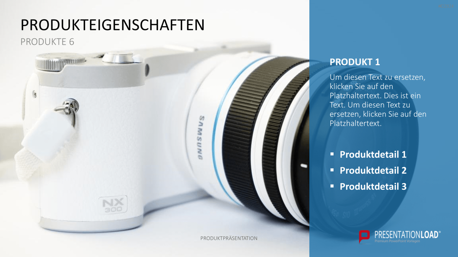 Produktpräsentation PowerPoint-Vorlage