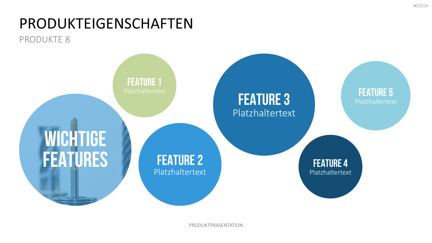 Produktpräsentation PowerPoint-Vorlage