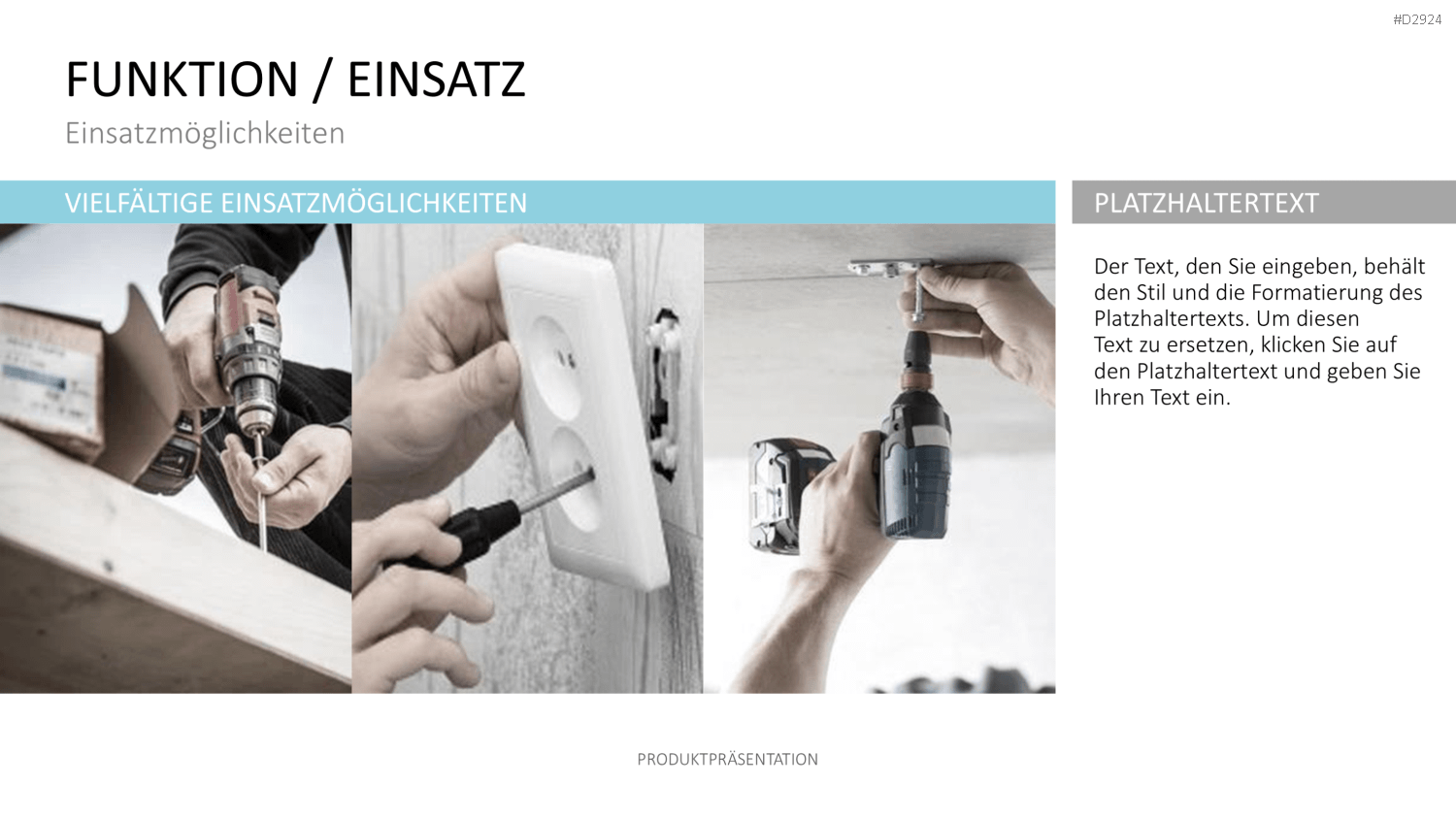 Produktpräsentation PowerPoint-Vorlage