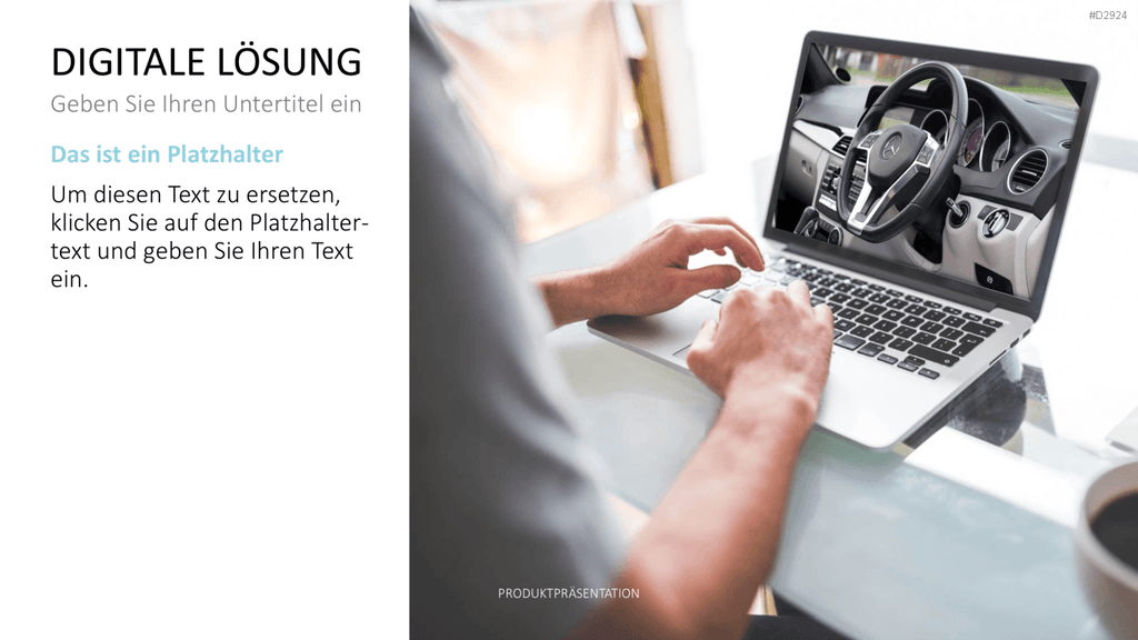 Produktpräsentation PowerPoint-Vorlage