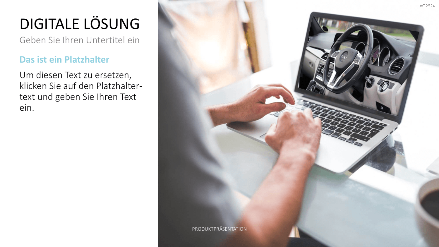 Produktpräsentation PowerPoint-Vorlage