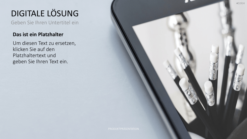Produktpräsentation PowerPoint-Vorlage