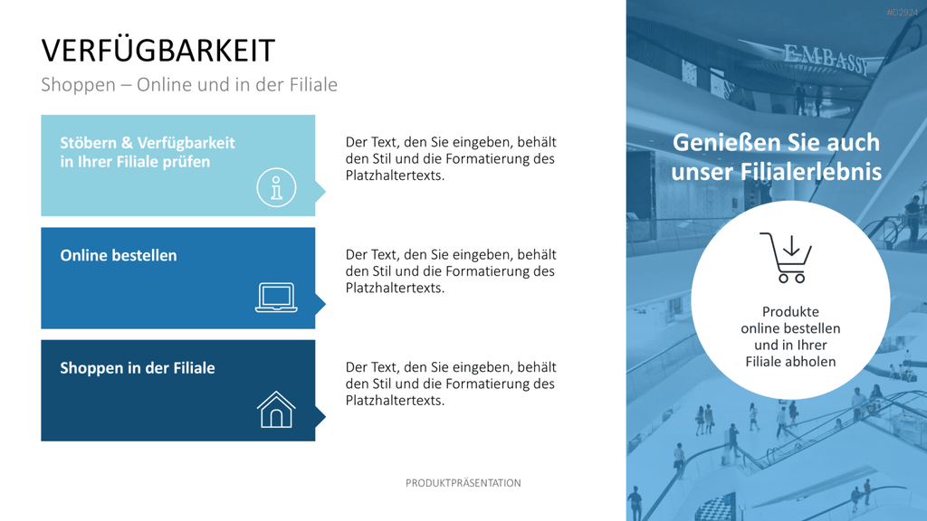 Produktpräsentation PowerPoint-Vorlage