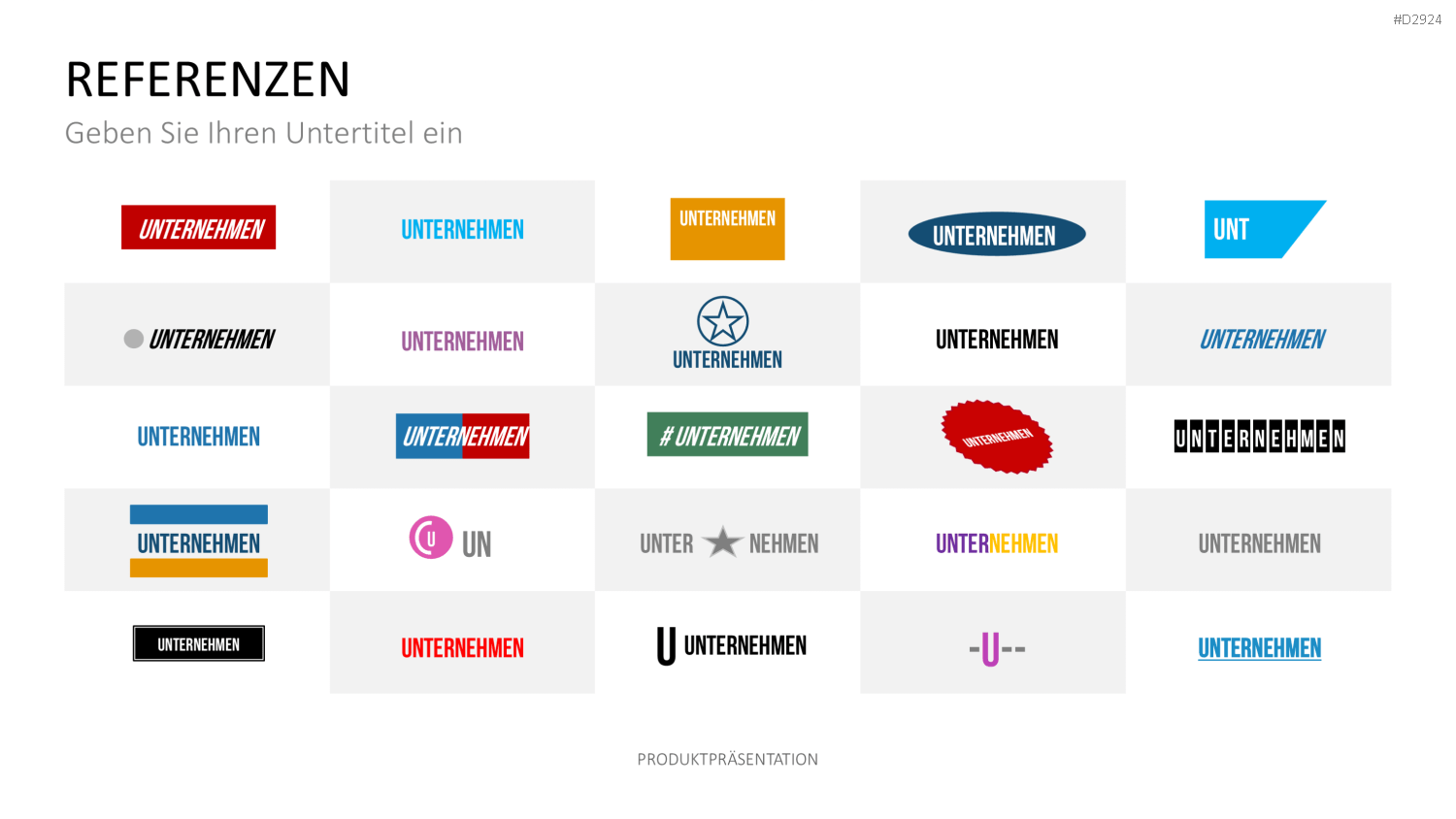 Produktpräsentation PowerPoint-Vorlage