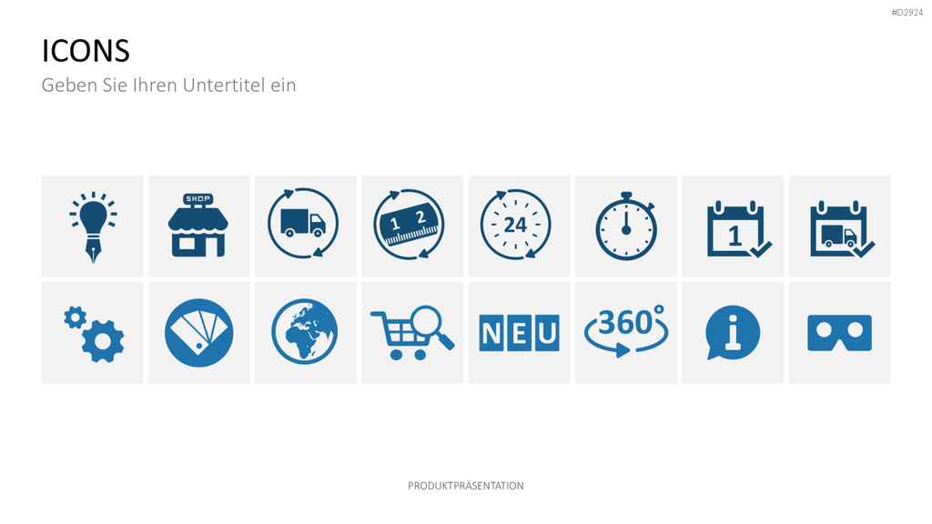 Produktpräsentation PowerPoint-Vorlage