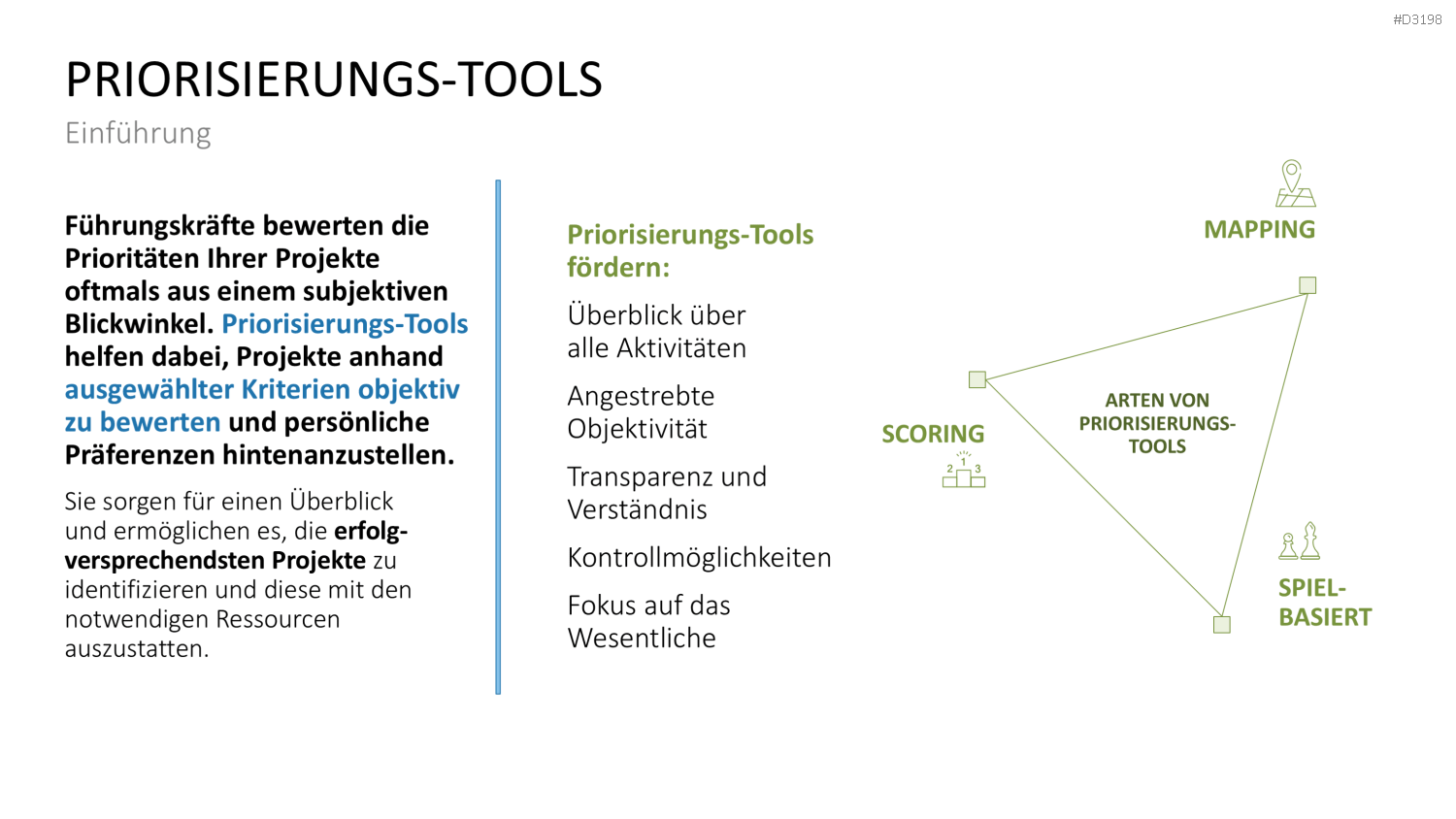 Project Prioritization Toolbox PowerPoint-Vorlage