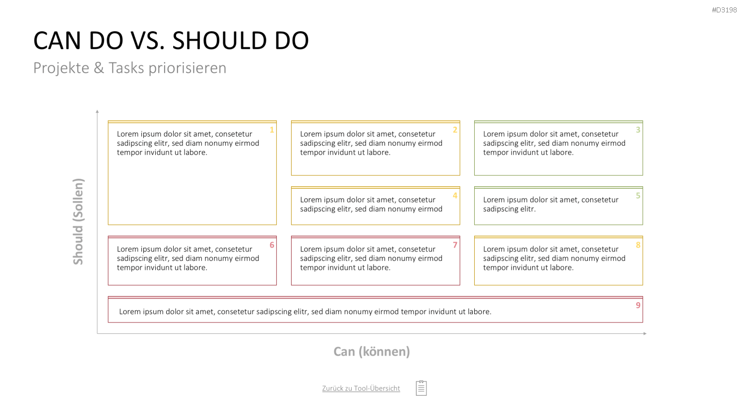 Project Prioritization Toolbox PowerPoint-Vorlage