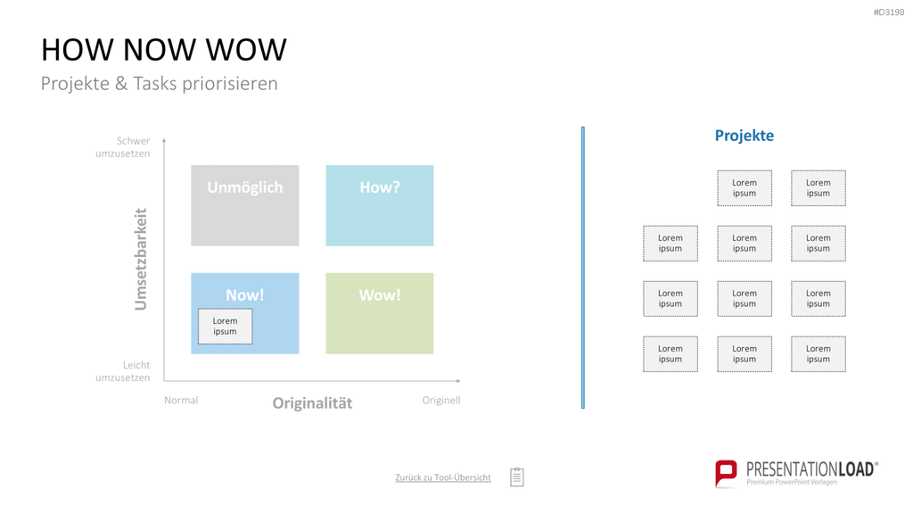Project Prioritization Toolbox PowerPoint-Vorlage