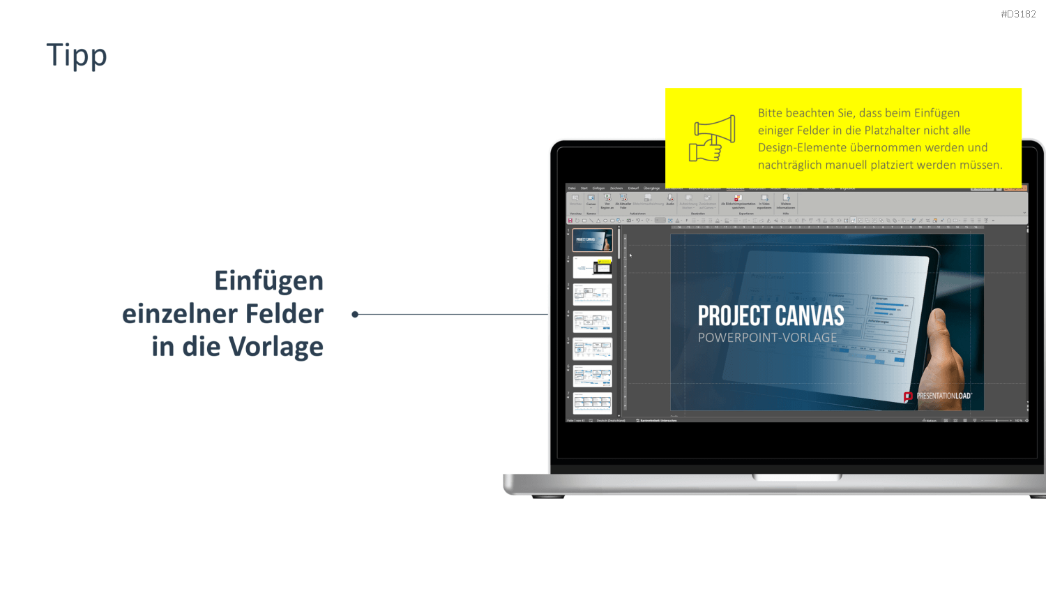 Project Canvas PowerPoint-Vorlage
