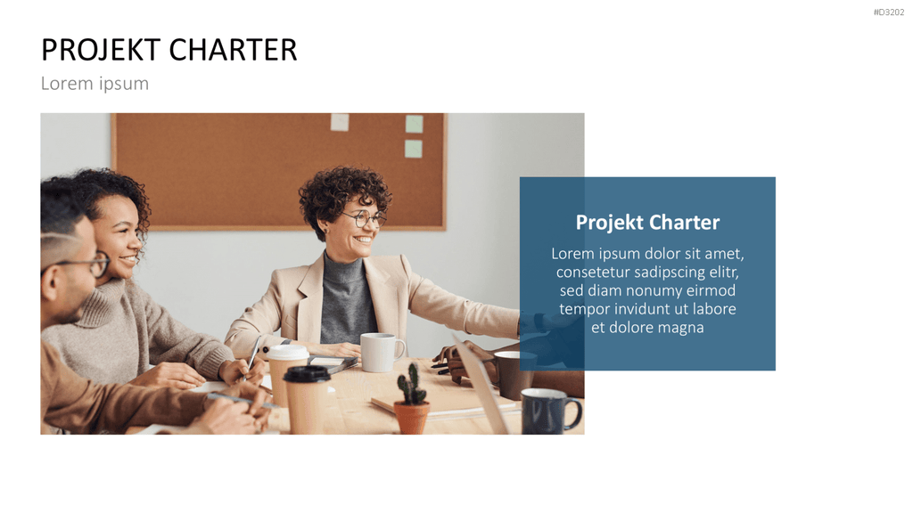 Projekt Charter PowerPoint-Vorlage