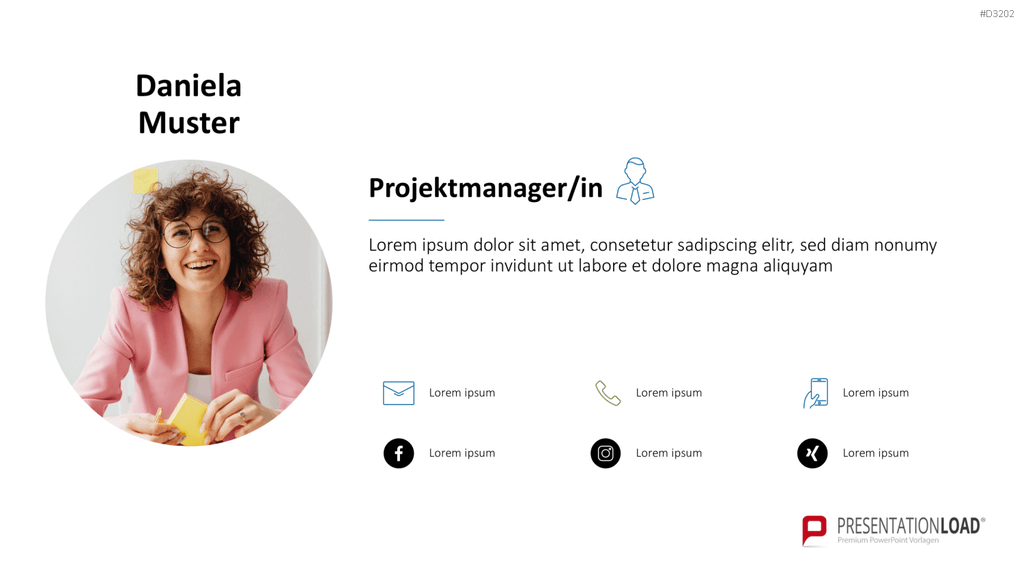 Projekt Charter PowerPoint-Vorlage