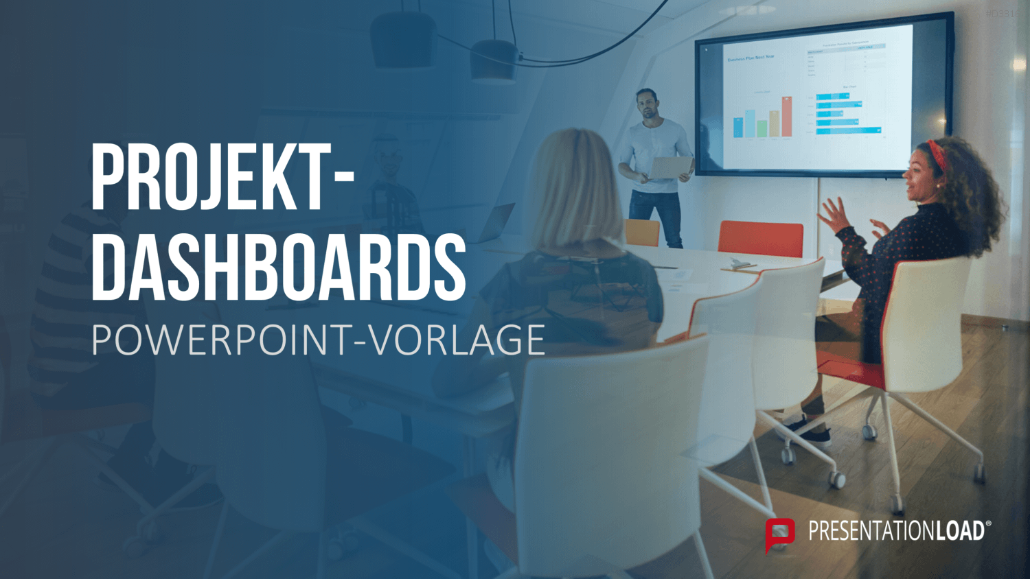 Projekt-Dashboard PowerPoint-Vorlage