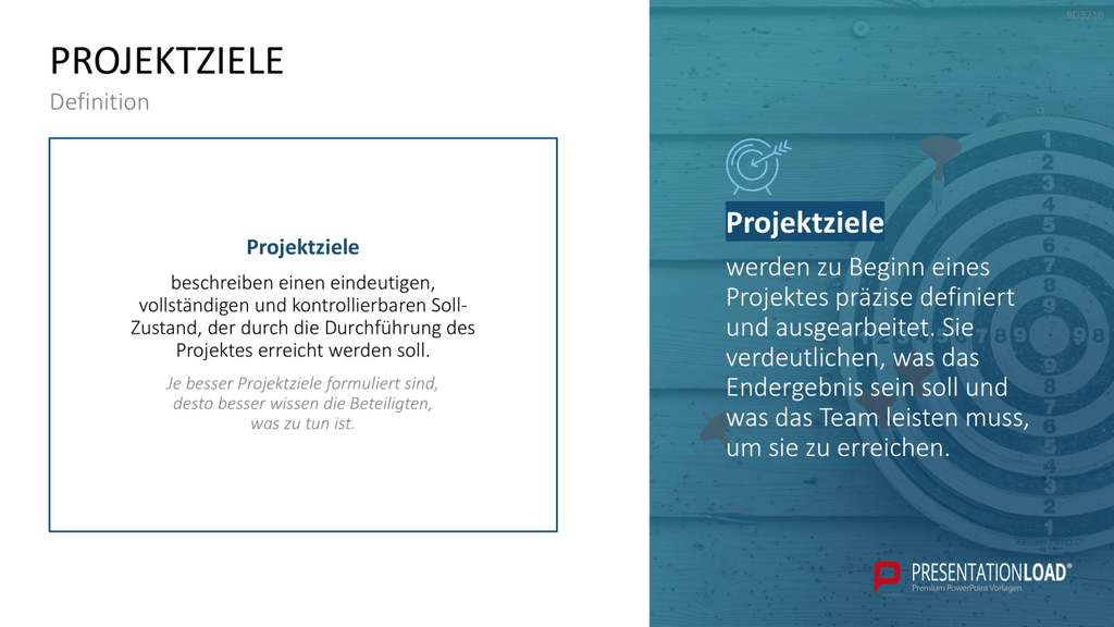 Projekt-Kennzahlen PowerPoint-Vorlage