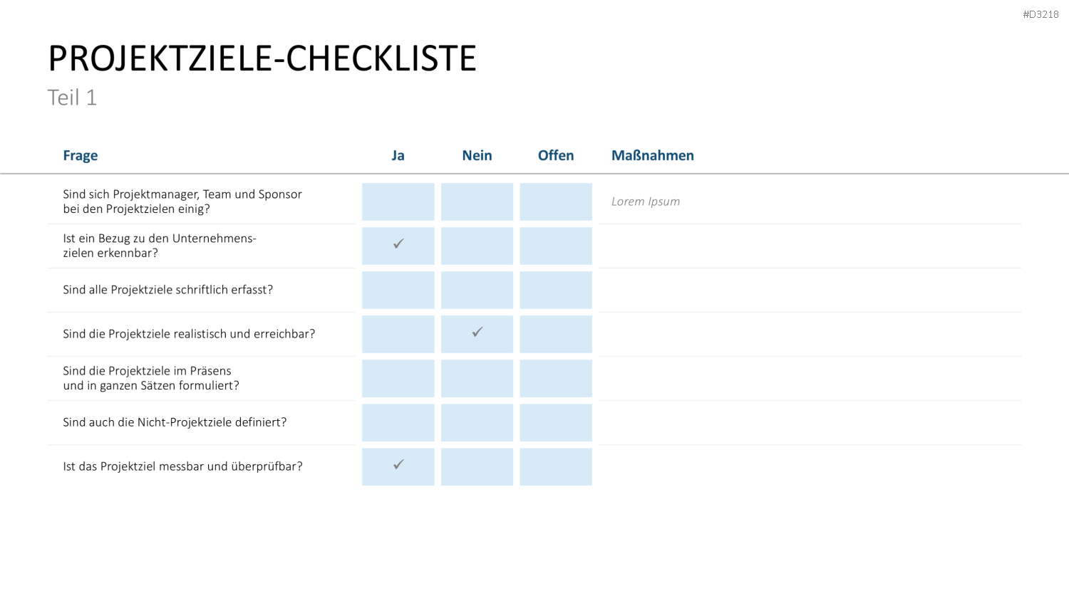 Projekt-Kennzahlen PowerPoint-Vorlage