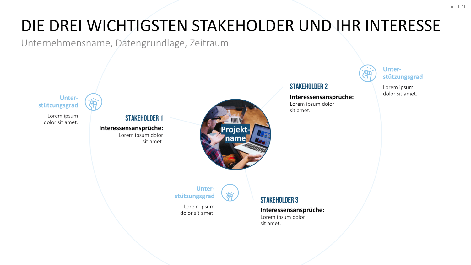 Projekt-Kennzahlen PowerPoint-Vorlage