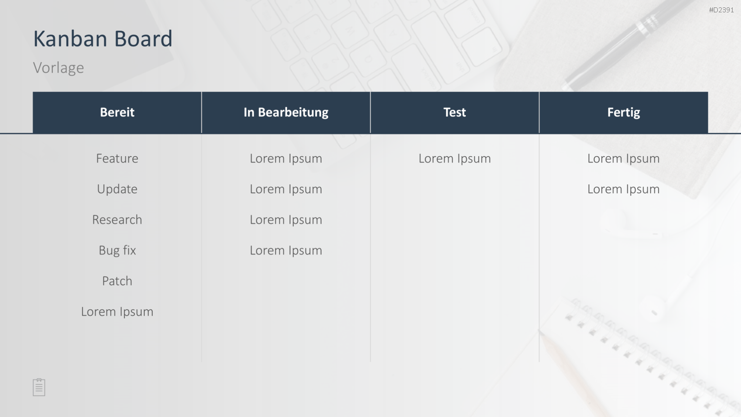 Projektmanagement-Toolbox PowerPoint-Vorlage