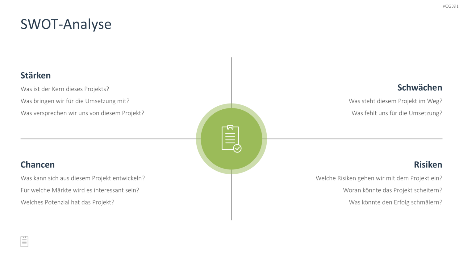 Projektmanagement-Toolbox PowerPoint-Vorlage