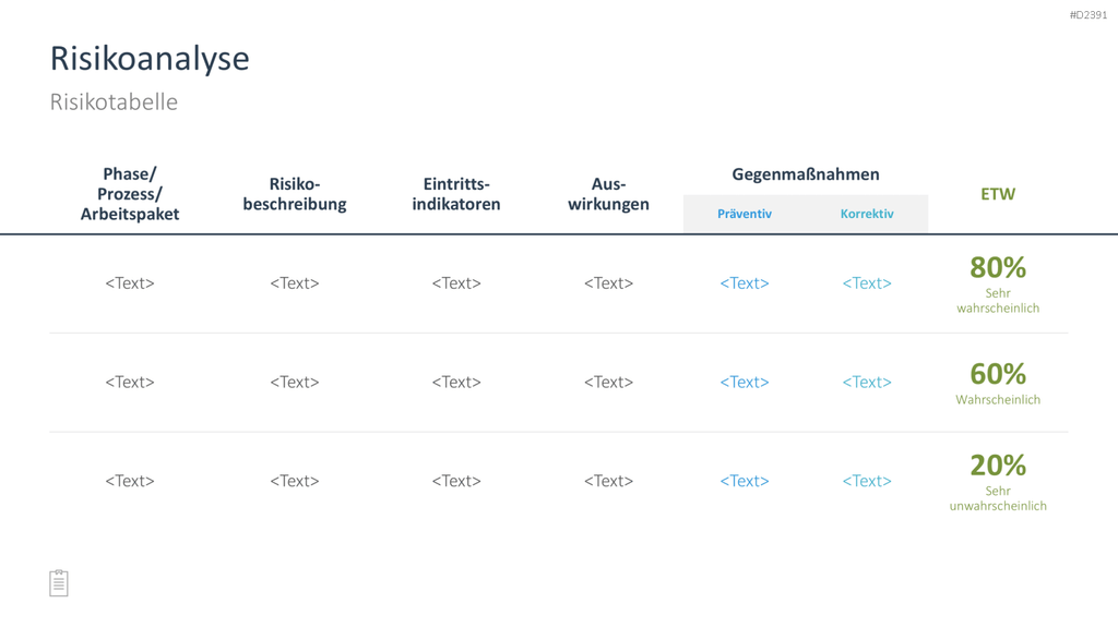 Projektmanagement-Toolbox PowerPoint-Vorlage