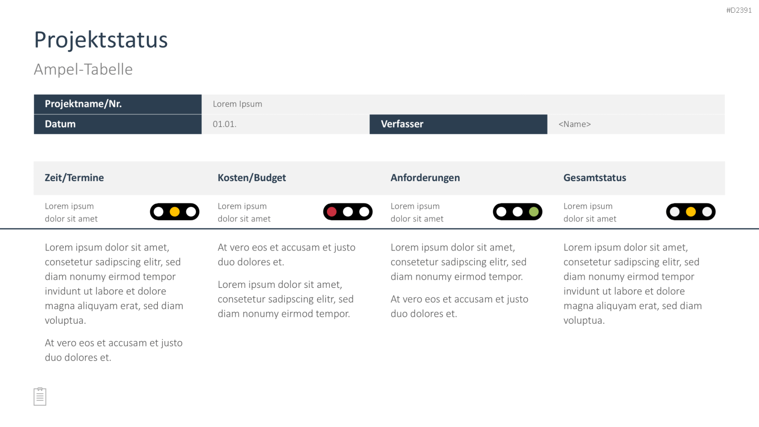 Projektmanagement-Toolbox PowerPoint-Vorlage