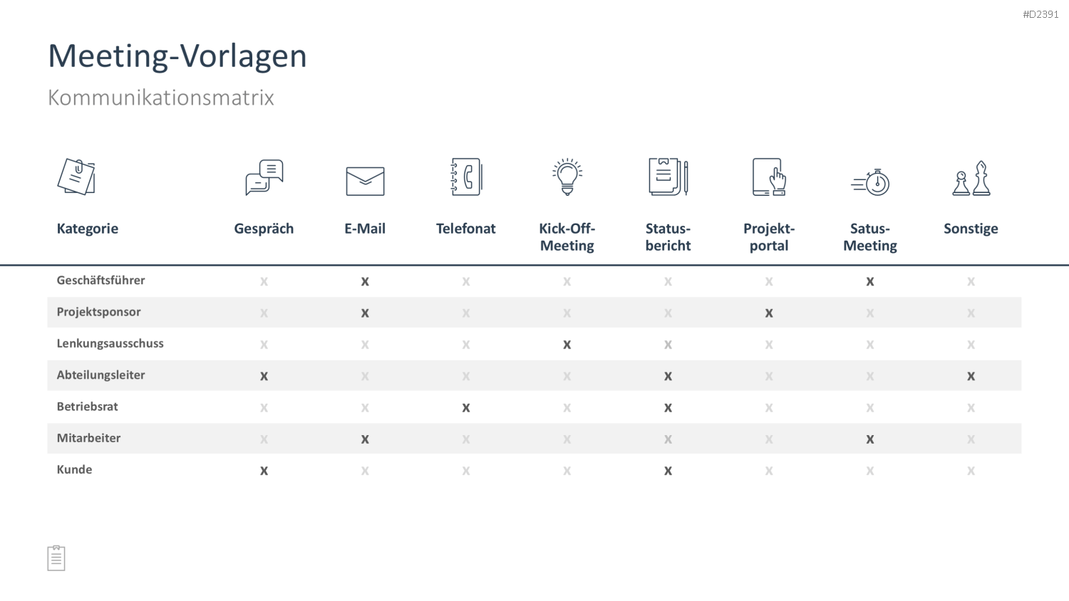 Projektmanagement-Toolbox PowerPoint-Vorlage
