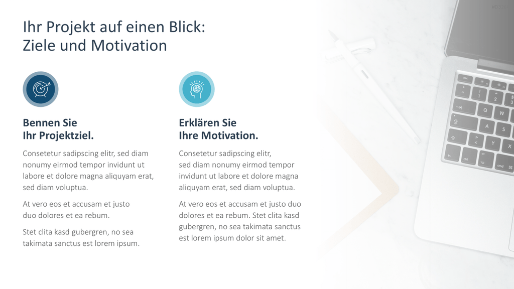 Projektpräsentation PowerPoint-Vorlage