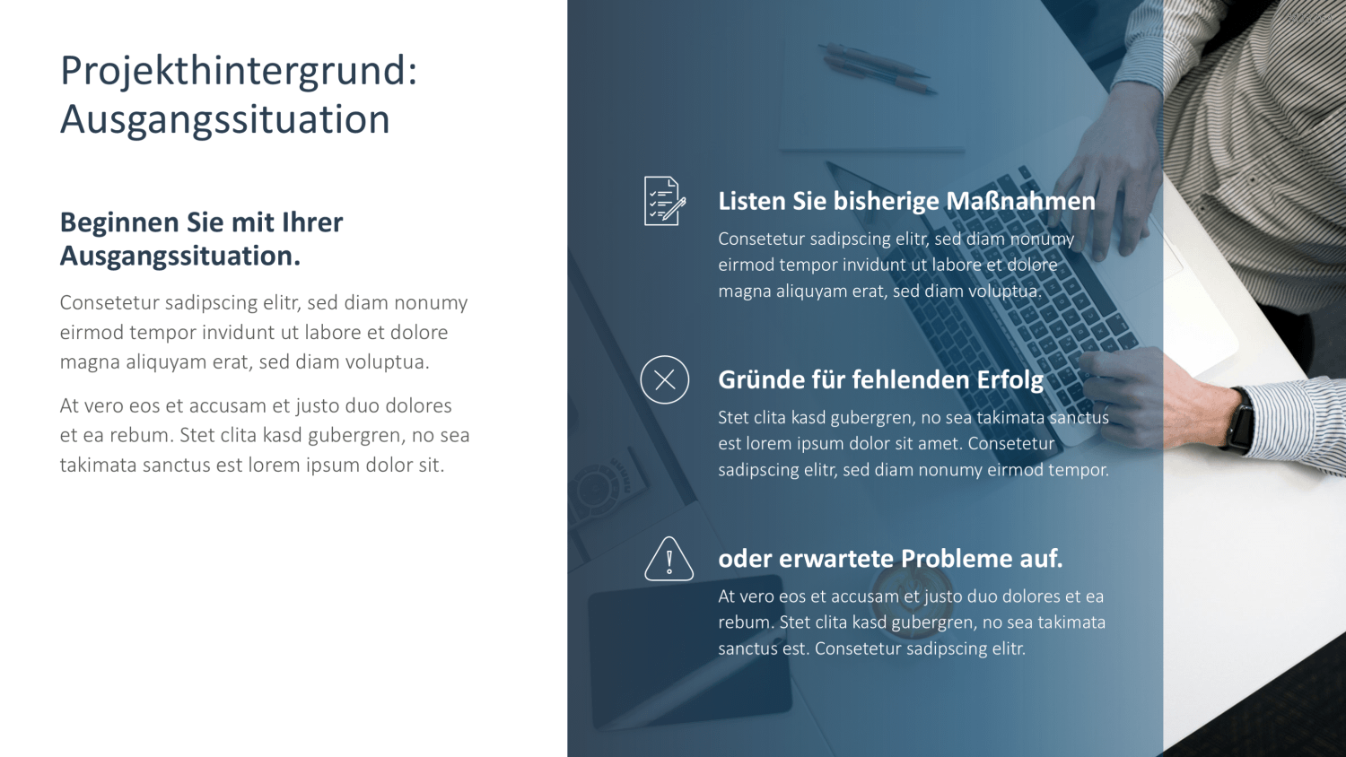 Projektpräsentation PowerPoint-Vorlage