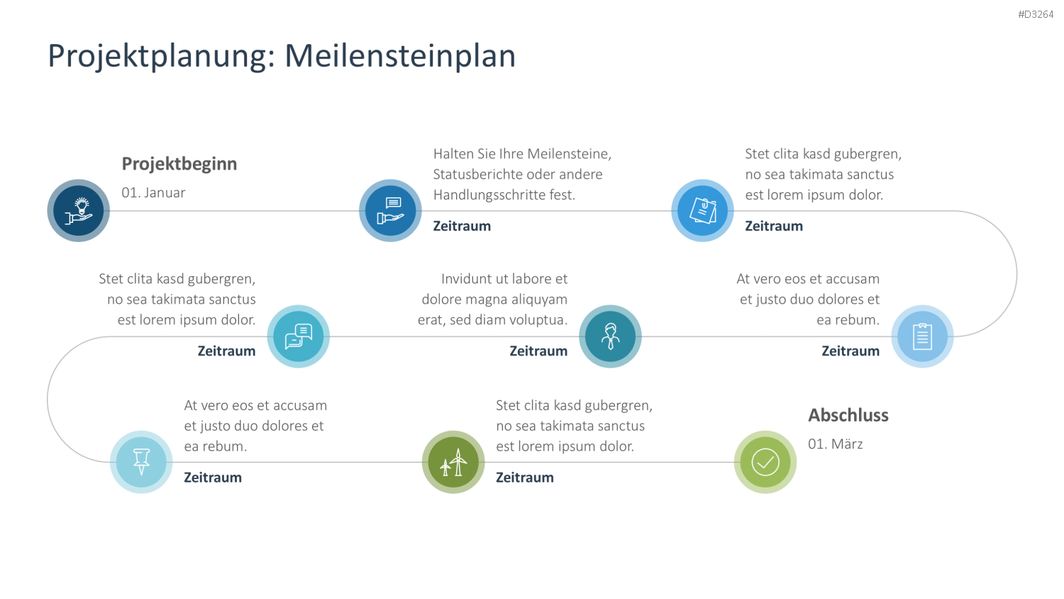 Projektpräsentation PowerPoint-Vorlage
