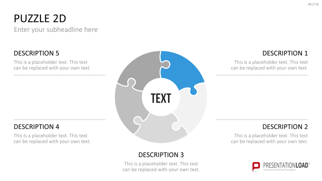 Puzzle - Toolbox 2D PowerPoint-Vorlage
