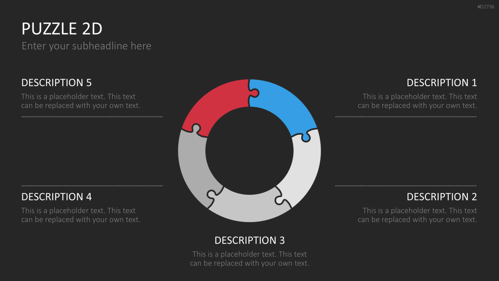 Puzzle - Toolbox 2D PowerPoint-Vorlage