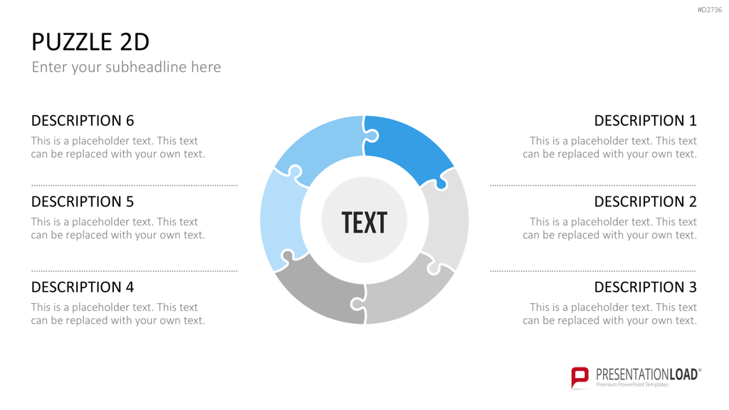 Puzzle - Toolbox 2D PowerPoint-Vorlage