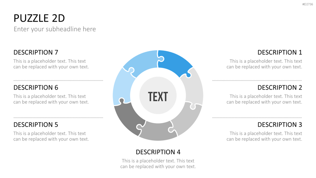 Puzzle - Toolbox 2D PowerPoint-Vorlage