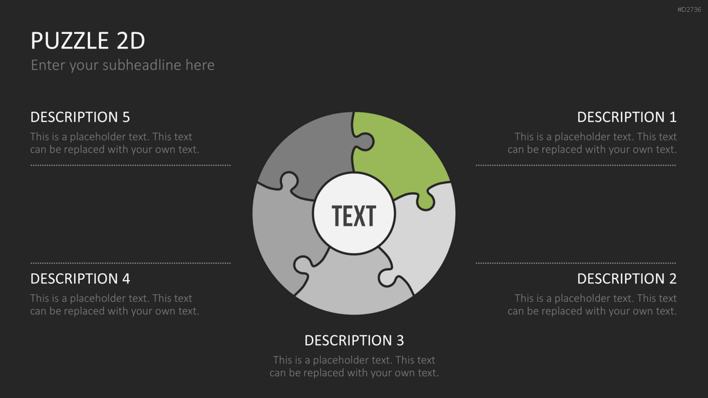 Puzzle - Toolbox 2D PowerPoint-Vorlage